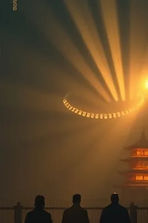 婚宴厅门口场景的竖屏短剧封面，红毯与冷色调灯光